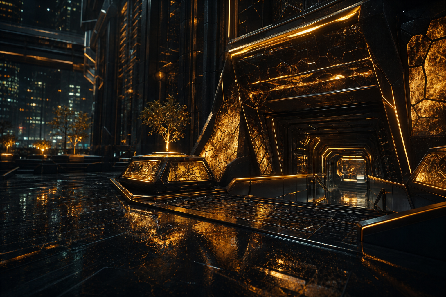Underground Neon Club Entrance Cyberpunk Wallpaper  15 4K