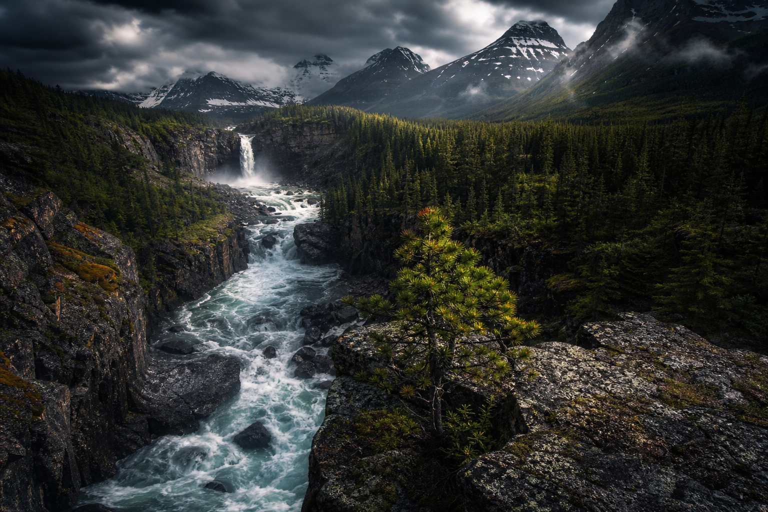 Wild River Canyon Nature Wallpaper  6 4K