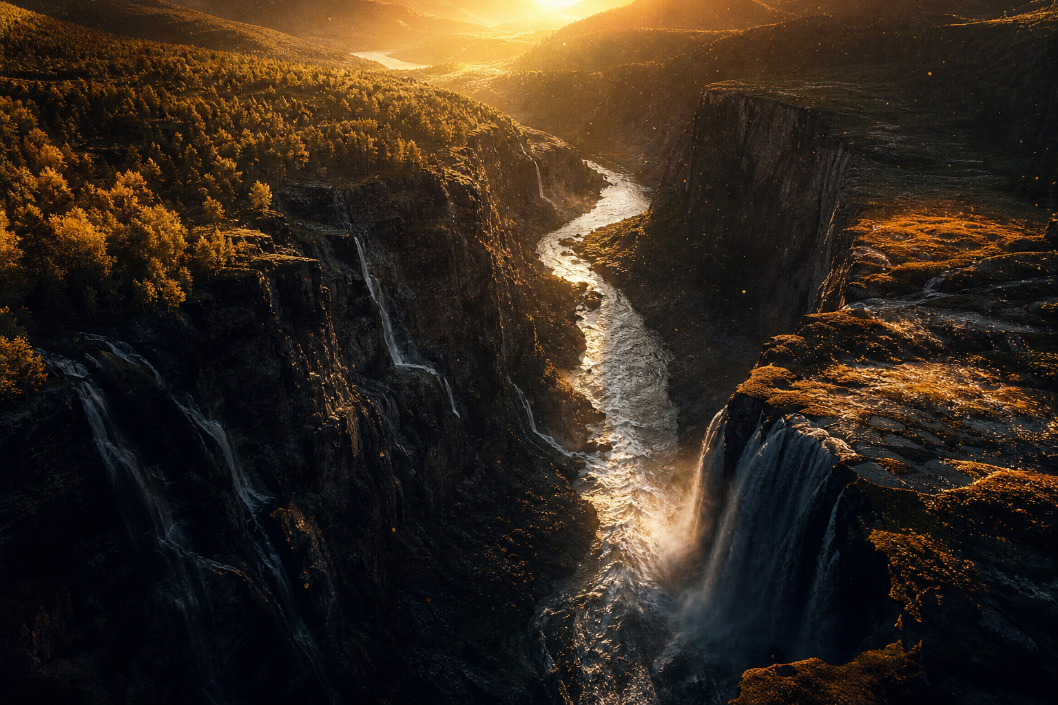 Wild River Canyon Nature Wallpaper  6 4K