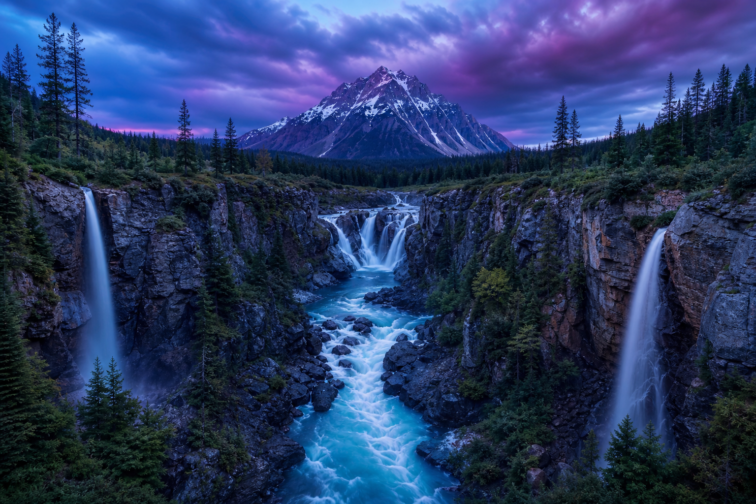 Wild River Canyon Nature Wallpaper  6 4K