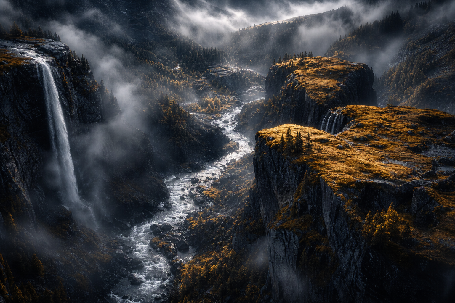 Wild River Canyon Nature Wallpaper  6 4K