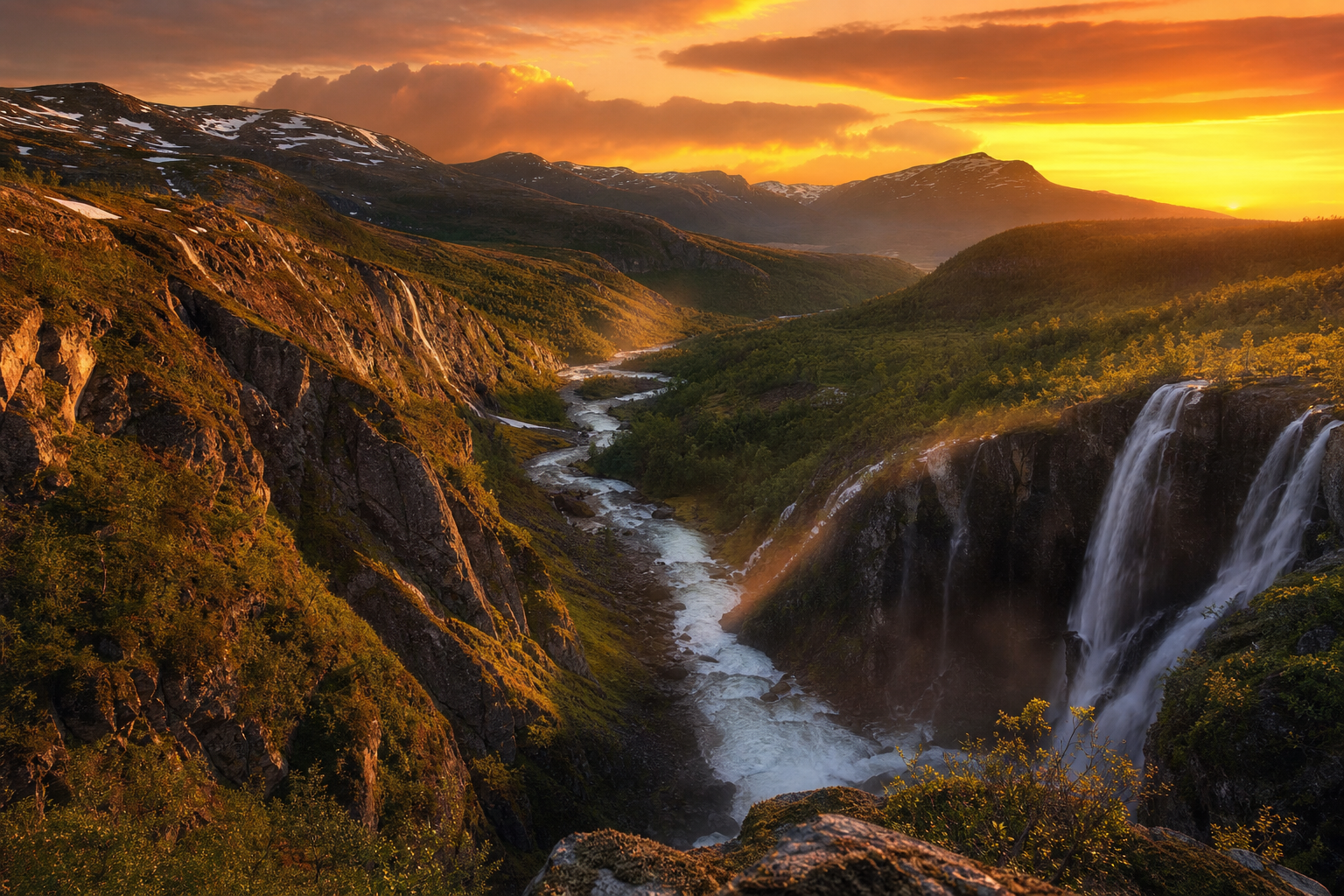 Wild River Canyon Nature Wallpaper  6 4K
