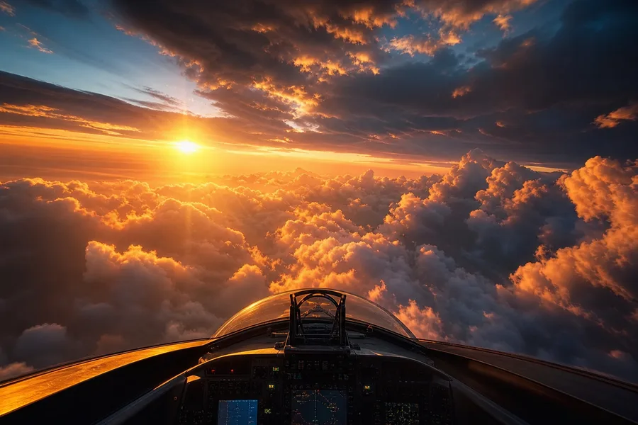Airplane Cockpit View Above Clouds Airplanes Wallpaper  6 4K