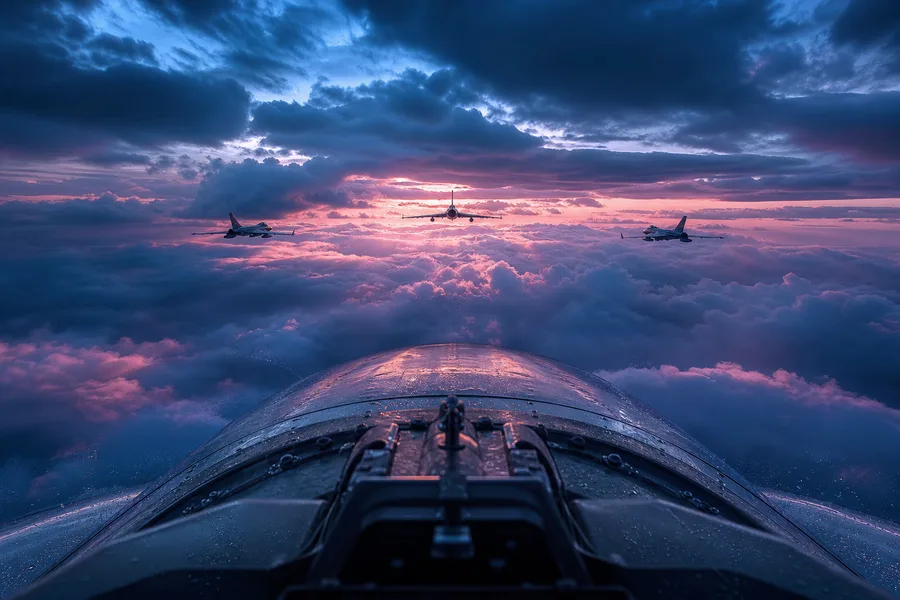 Airplane Cockpit View Above Clouds Airplanes Wallpaper  6 4K