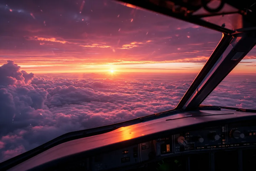 Airplane Cockpit View Above Clouds Airplanes Wallpaper  6 4K