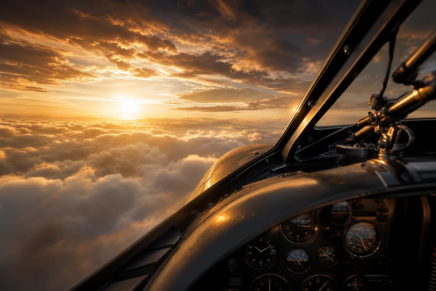 Airplane Cockpit View Above Clouds Airplanes Wallpaper  6 4K