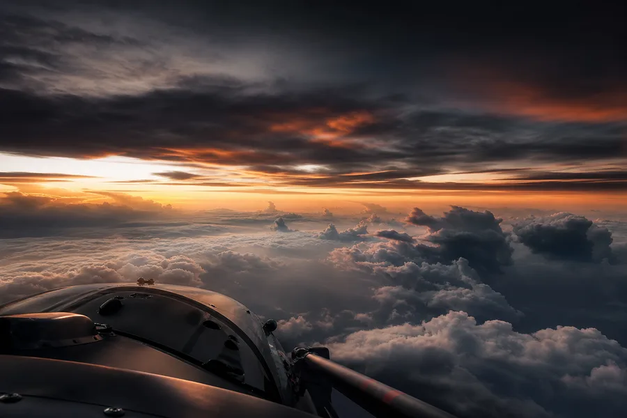 Airplane Cockpit View Above Clouds Airplanes Wallpaper  6 4K
