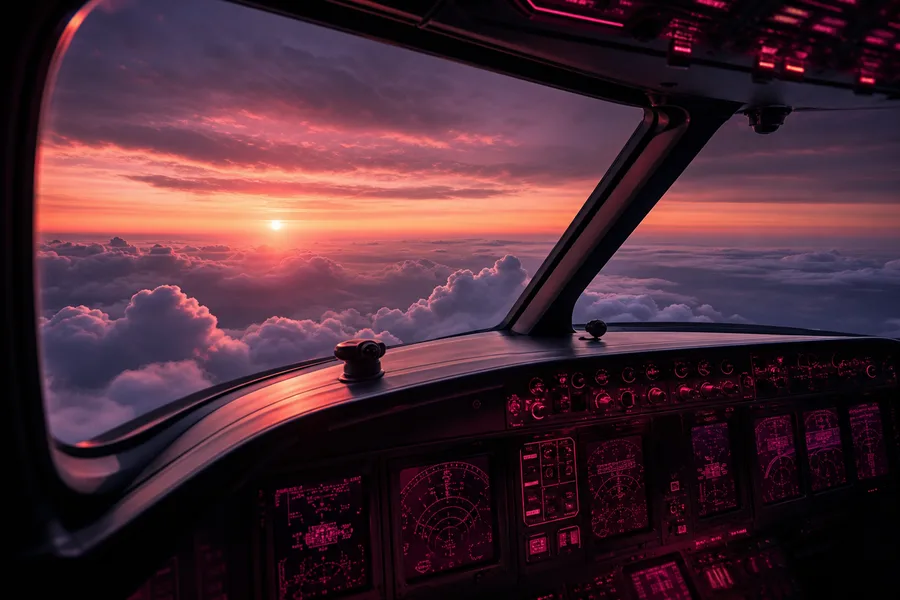 Airplane Cockpit View Above Clouds Airplanes Wallpaper  6 4K
