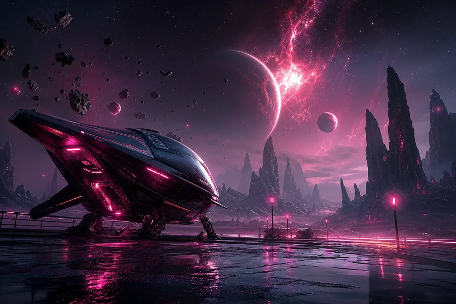 Alien Planet Landscape Space Wallpaper  7 4K