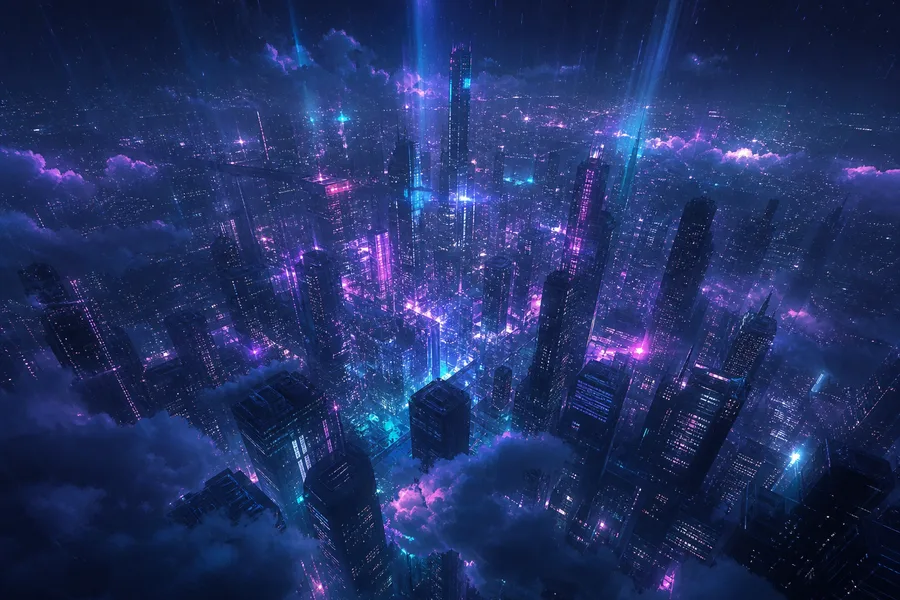 Anime City Street In Rain At Night Anime Wallpaper  11 4K