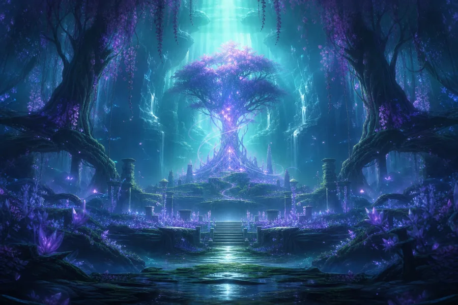 Anime Dragon Flying Over Valley Anime Wallpaper  23 4K