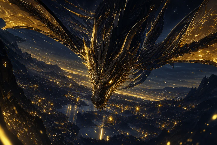 Anime Dragon Flying Over Valley Anime Wallpaper  7 4K