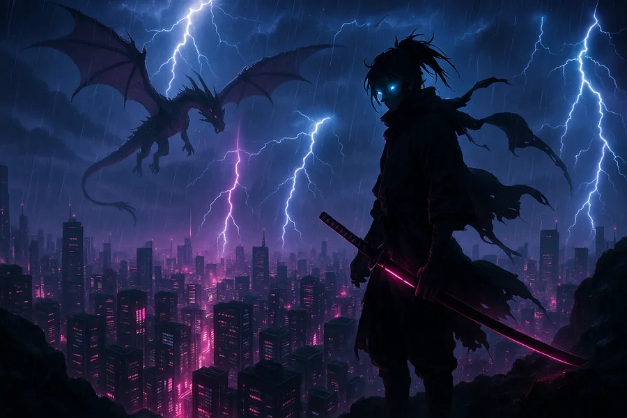 Anime Dragon Flying Over Valley Anime Wallpaper  7 4K