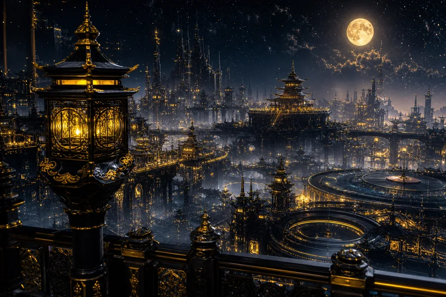 Anime Ocean Train Station Anime Wallpaper  24 4K