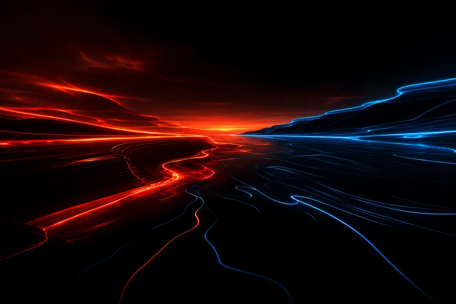 Black Amoled Neon Abstract Lines Amoled Wallpaper  1 4K