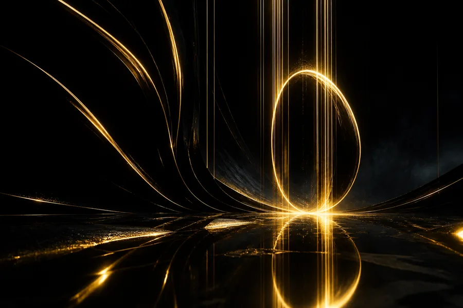 Black Amoled Neon Abstract Lines Amoled Wallpaper  9 4K