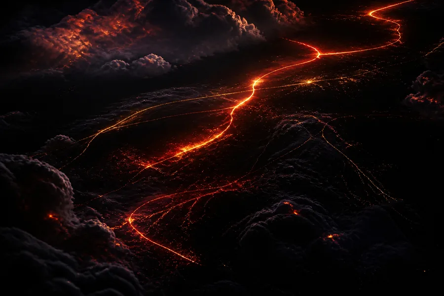 Black Amoled Neon Abstract Lines Amoled Wallpaper  9 4K