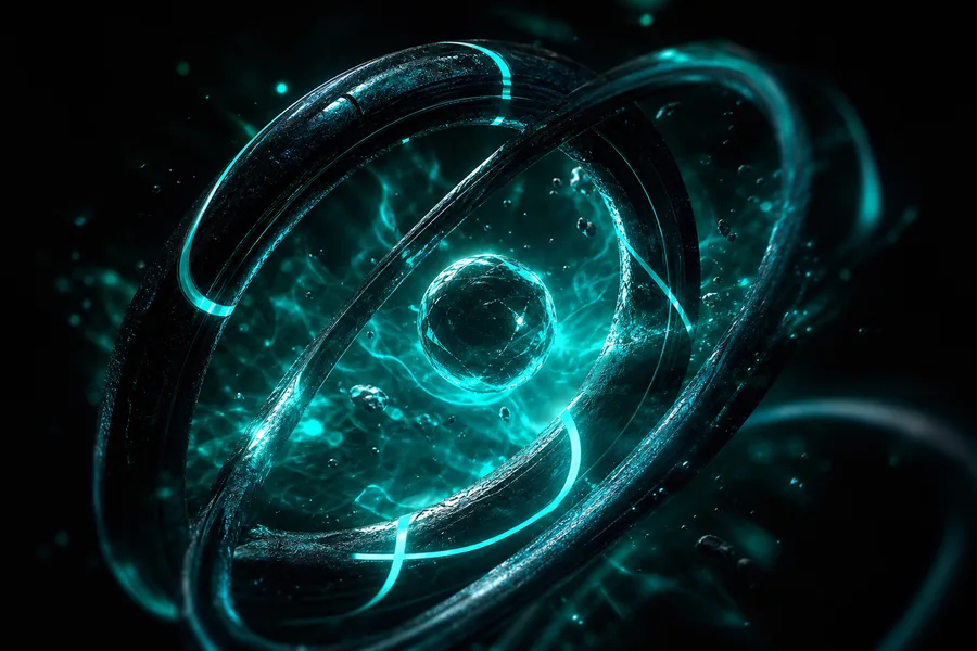 Black Background Blue Neon Shape Amoled Wallpaper  6 4K