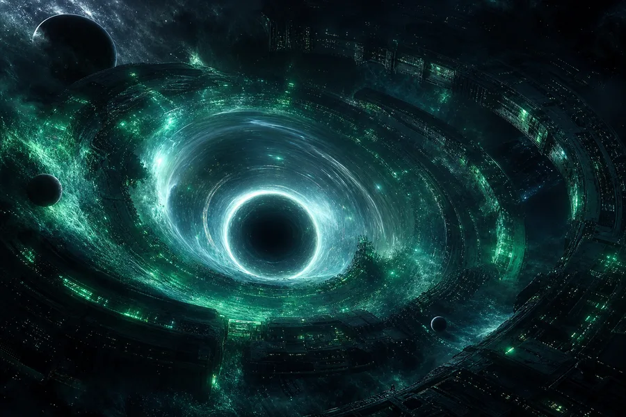 Black Hole Horizon Cinematic Space Wallpaper  3 4K