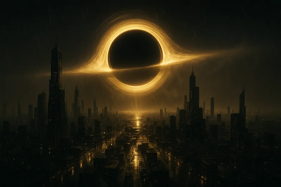 Black Hole Horizon Cinematic Space Wallpaper  3 4K