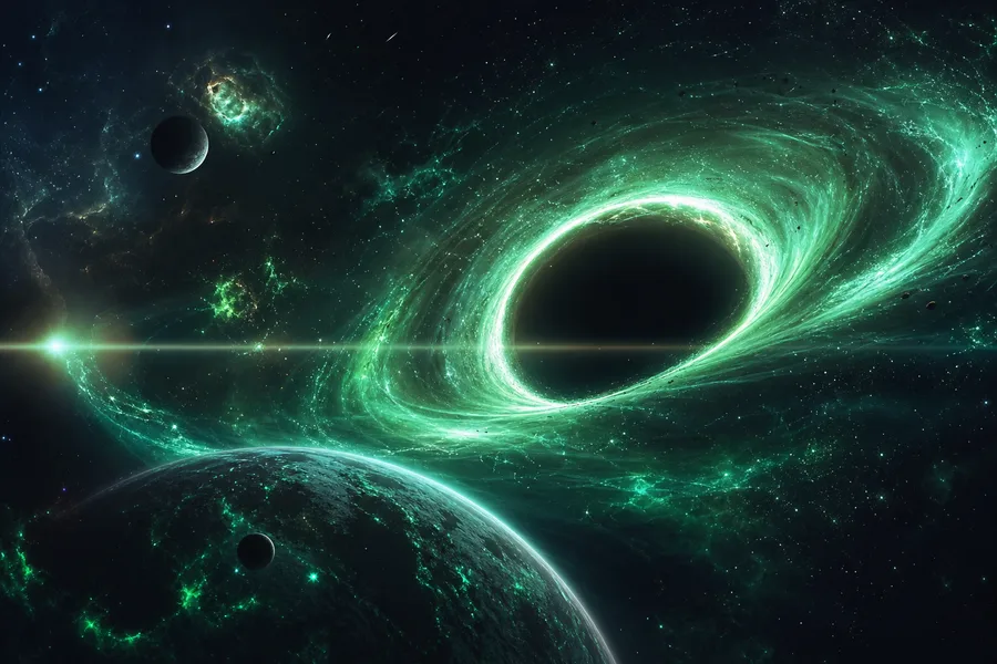 Black Hole Horizon Cinematic Space Wallpaper  3 4K