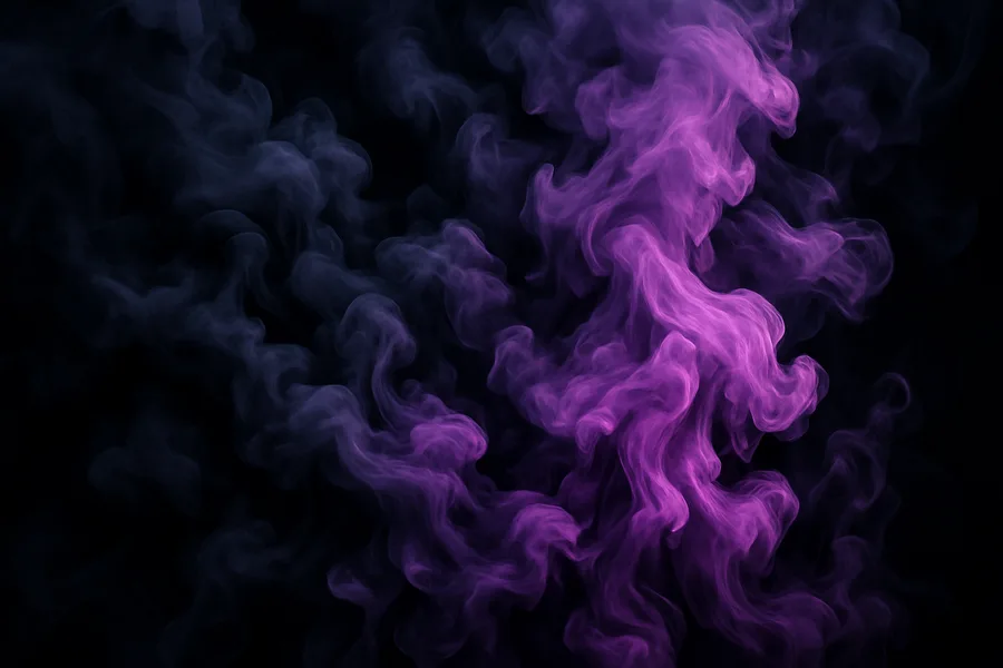 Black Purple Smoke Abstract Amoled Wallpaper  3 4K