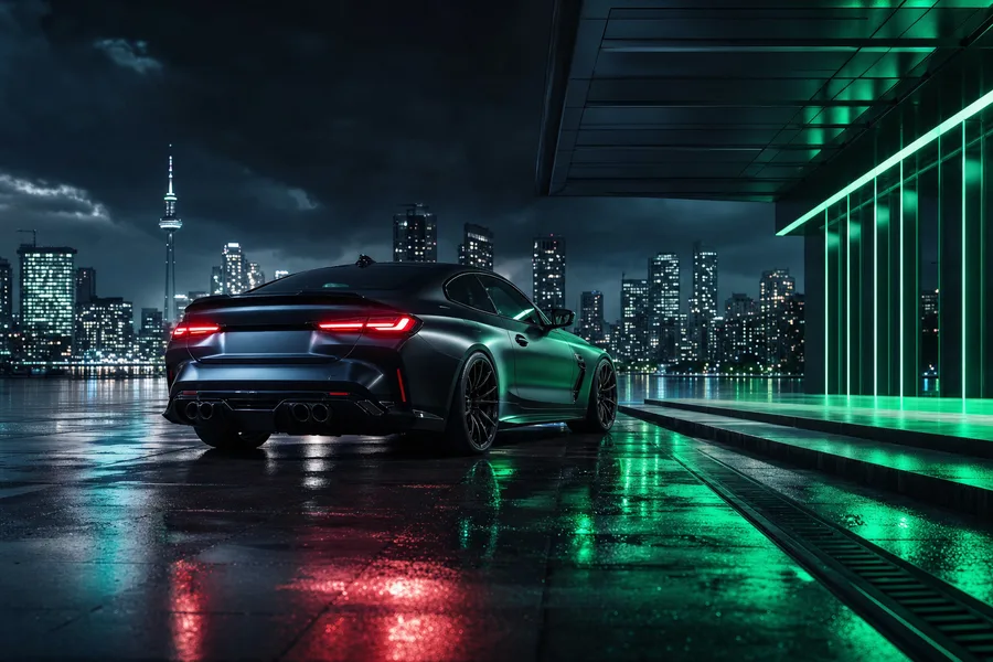 Bmw M Car Night Street Photography Cars Wallpaper  6 4K