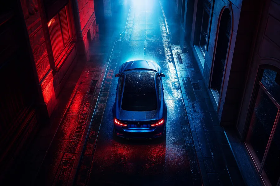 Bmw M Car Night Street Photography Cars Wallpaper  6 4K