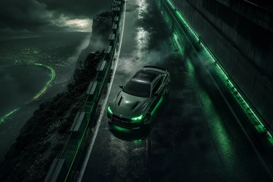 Bmw M Car Night Street Photography Cars Wallpaper  6 4K