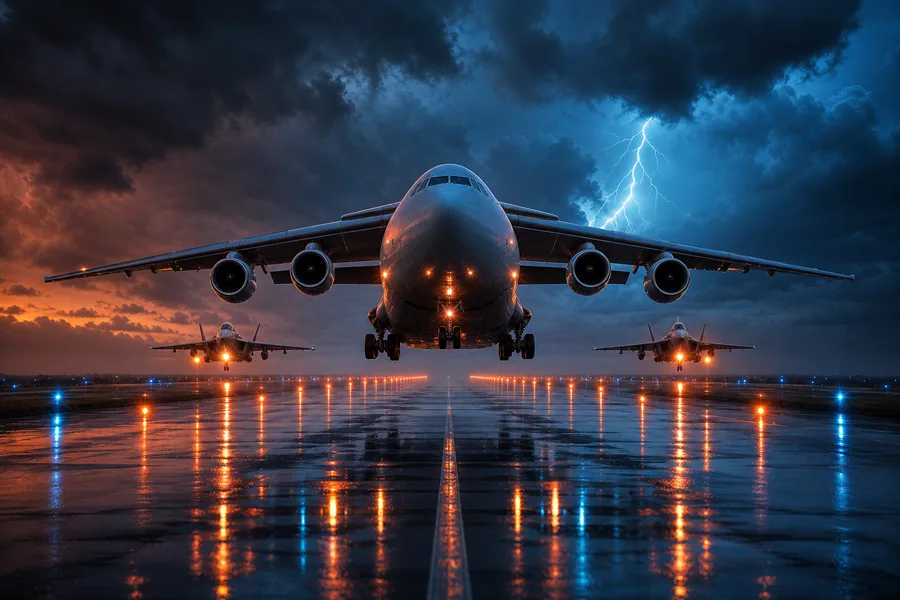 Cargo Airplane Taking Off During Golden Hour Airplanes Wallpaper  5 4K