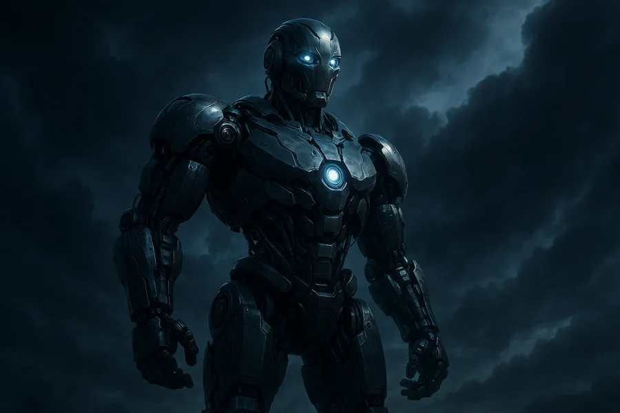 Cybernetic Robot In Dark Laboratory Robots Wallpaper  15 4K
