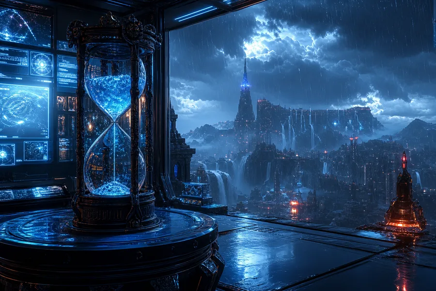 Cyberpunk Hacker Room With Neon Screens Fantasy Wallpaper  3 4K