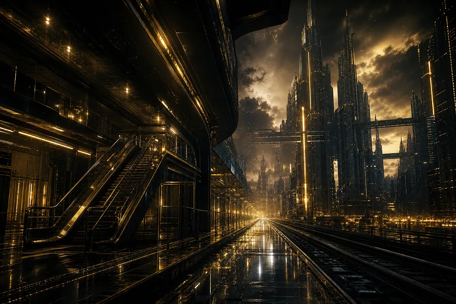 Cyberpunk Subway Station Cyberpunk Wallpaper  10 4K