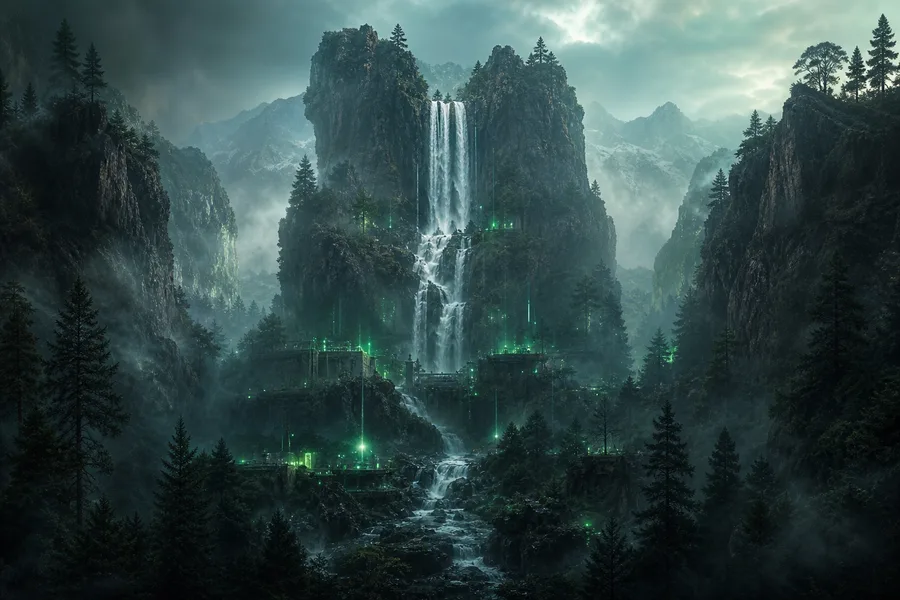 Dark Forest Fog Nature Wallpaper  2 4K