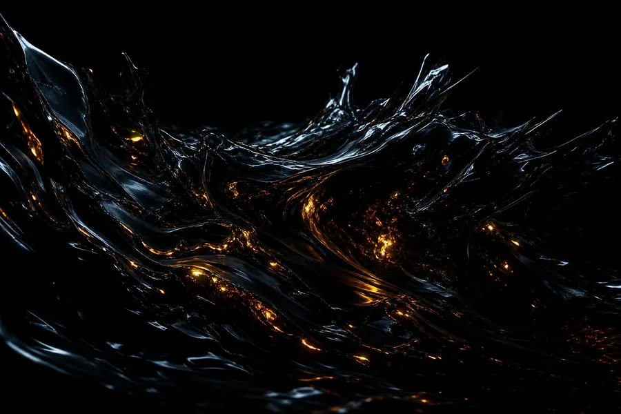 Dark Liquid Metal Abstract Amoled Wallpaper  5 4K