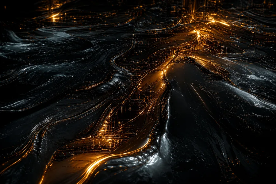 Dark Liquid Metal Abstract Amoled Wallpaper  5 4K