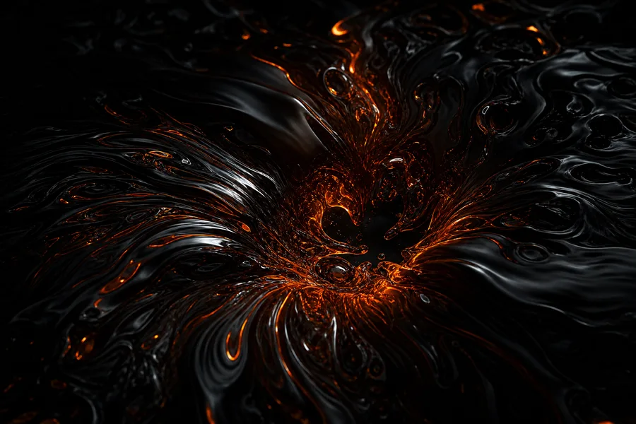 Dark Liquid Metal Abstract Amoled Wallpaper  5 4K