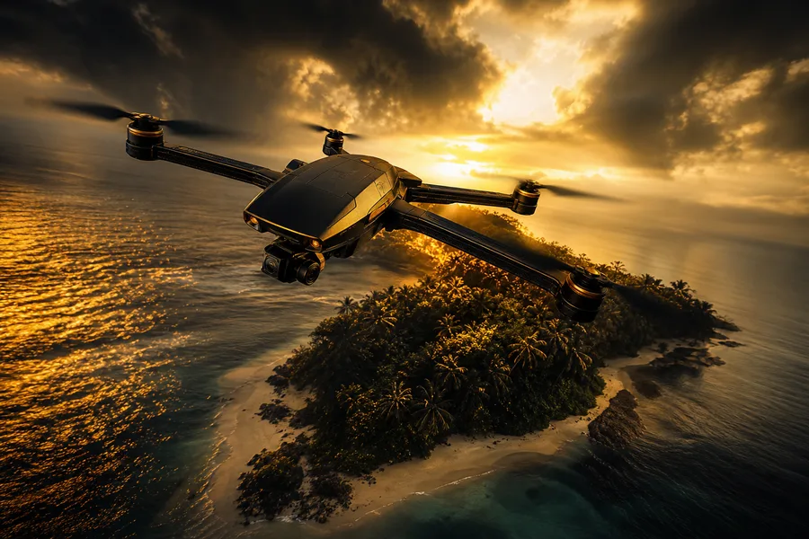 Drone View Tropical Island Drone Wallpaper  7 4K