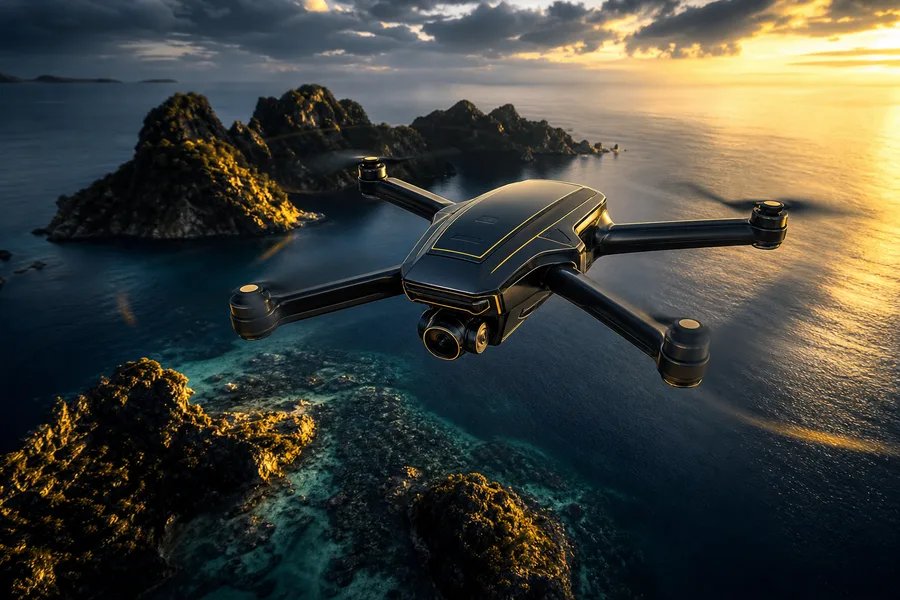 Drone View Tropical Island Drone Wallpaper  7 4K