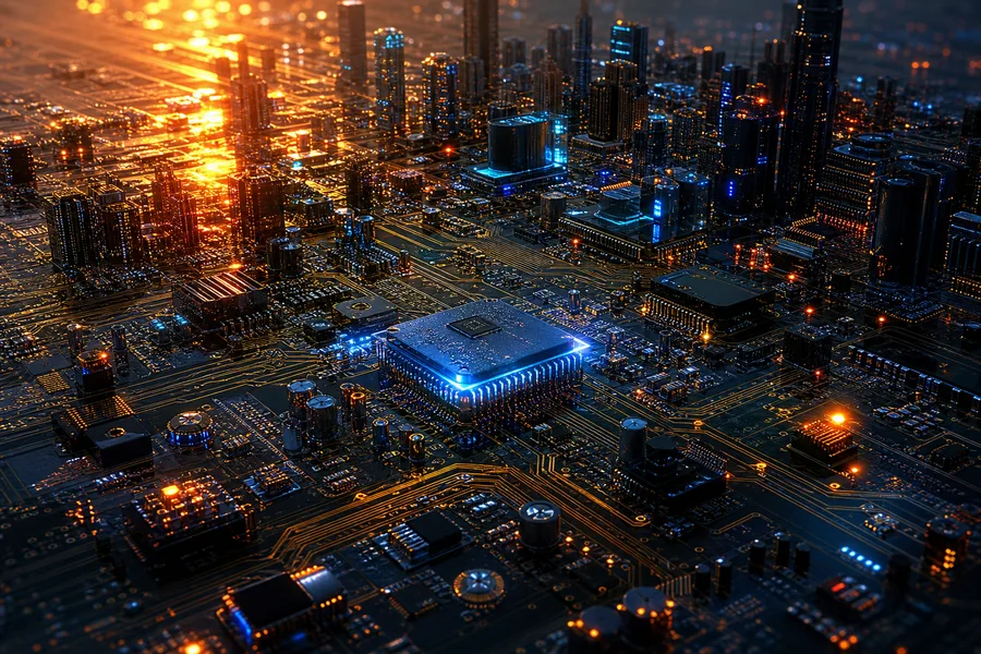 Engineering Desk With PCB Prototypes Electronics Wallpaper  7 4K