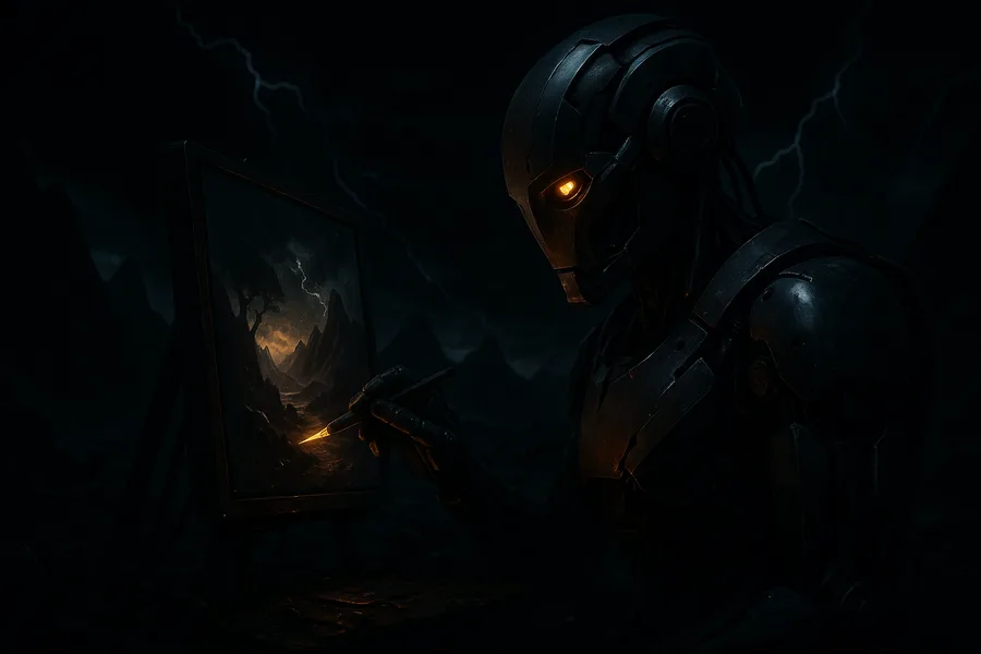 Friendly Humanoid Robot In Futuristic City Robots Wallpaper  9 4K