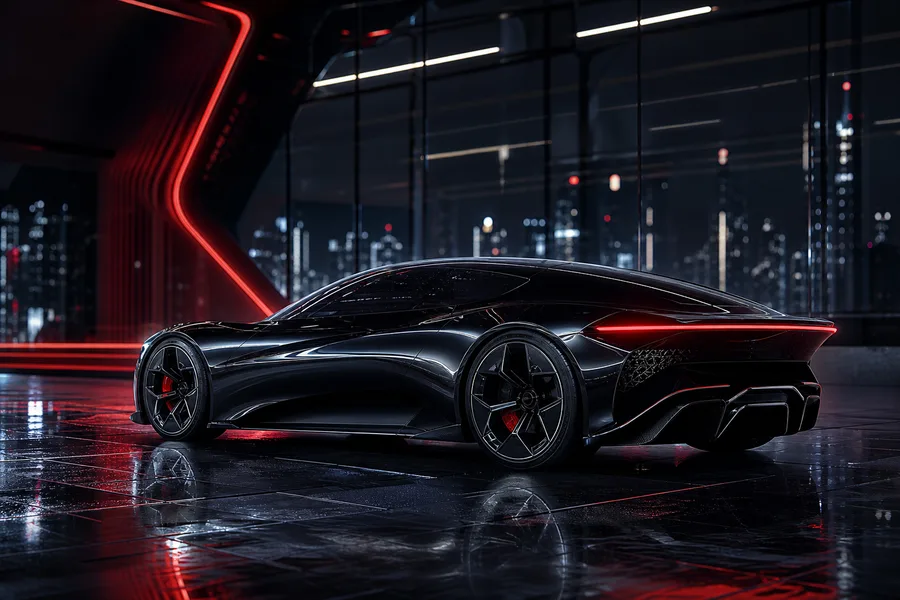 Futuristic Electric Hypercar Studio Shot Cars Wallpaper  5 4K