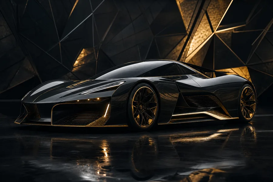 Futuristic Electric Hypercar Studio Shot Cars Wallpaper  5 4K