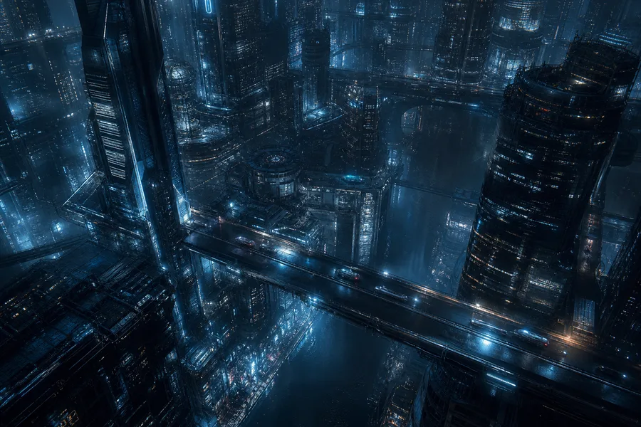 Futuristic Tokyo Street At Night Cyberpunk Wallpaper  2 4K