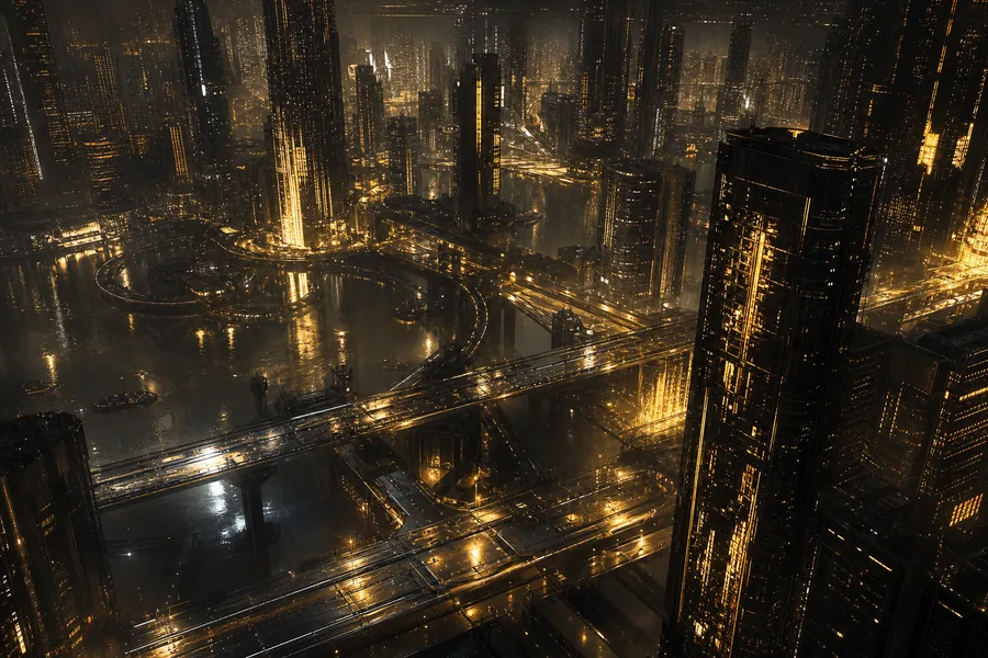 Futuristic Tokyo Street At Night Cyberpunk Wallpaper  2 4K
