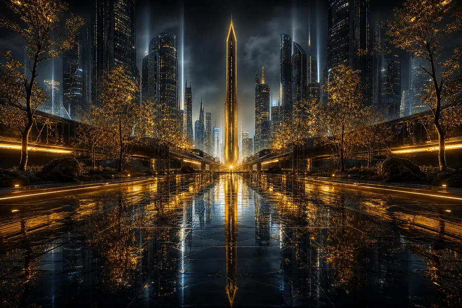 Futuristic Tokyo Street At Night Cyberpunk Wallpaper  2 4K