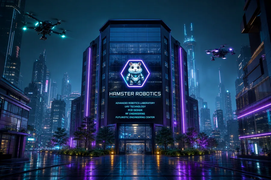 Futuristic Tokyo Street At Night Hamster-Robotics Wallpaper  2 4K