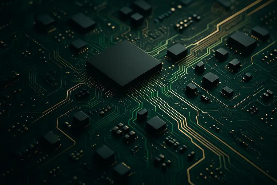 High Tech Motherboard Abstract Closeup Electronics Wallpaper  5 4K