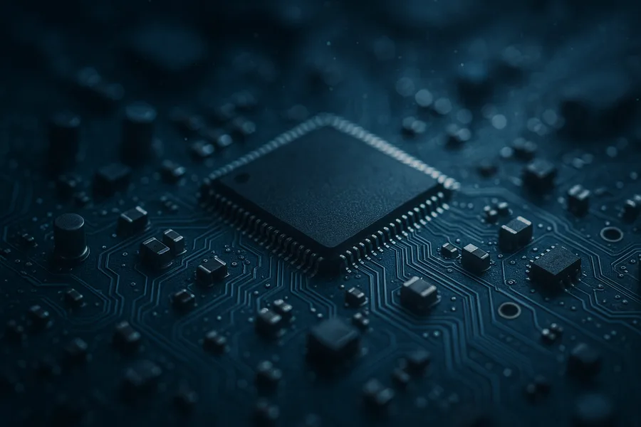 High Tech Motherboard Abstract Closeup Electronics Wallpaper  5 4K