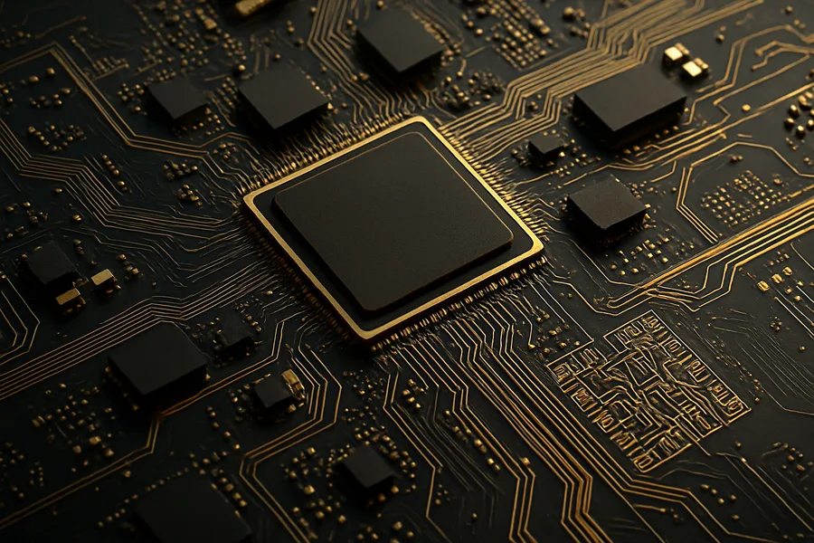 High Tech Motherboard Abstract Closeup Electronics Wallpaper  5 4K